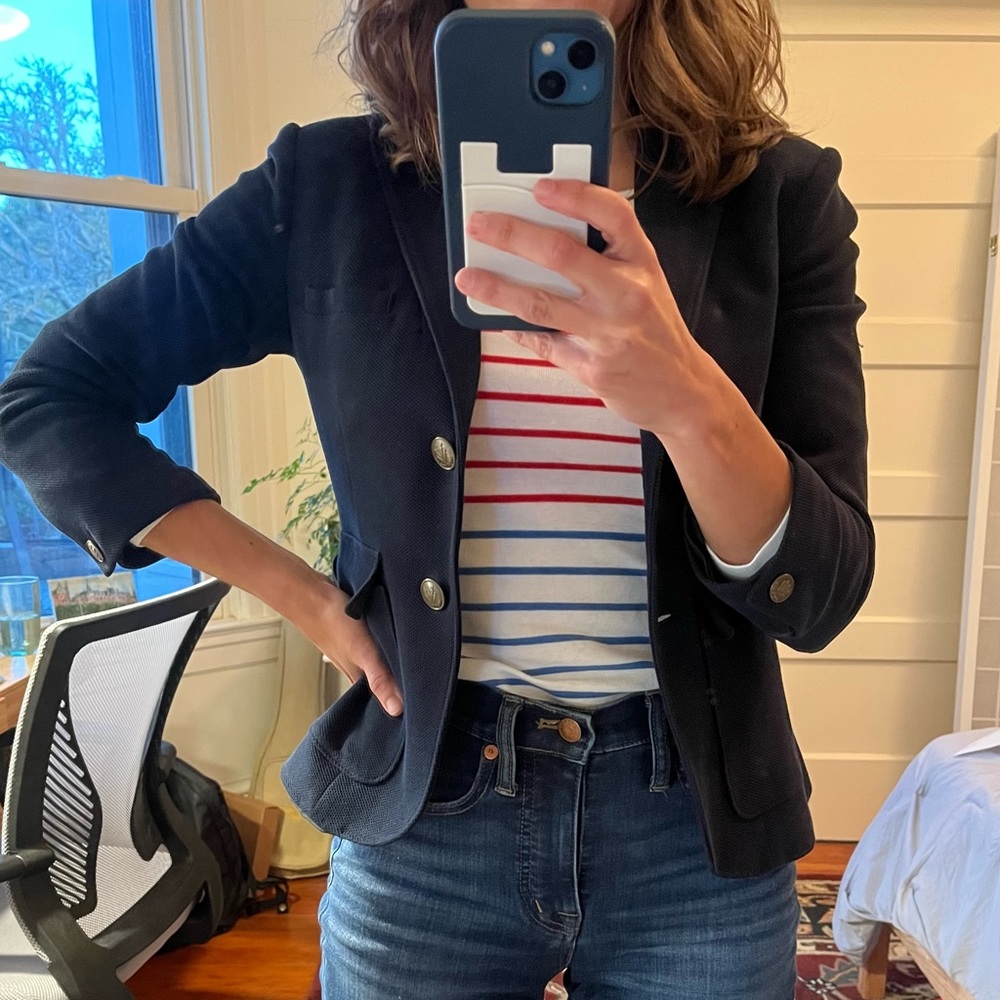 Navy rag & bone blazer